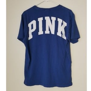 PINK Royal Blue Tshirt Baggy